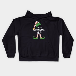 I'm The Grandma Elf Kids Hoodie